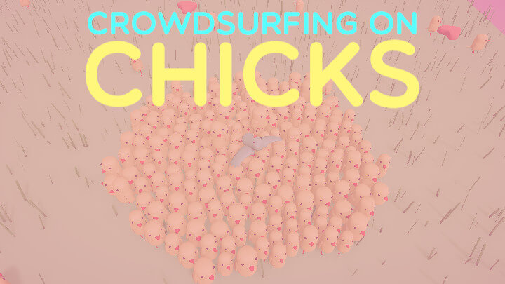 Crowdsurfing On Chicks